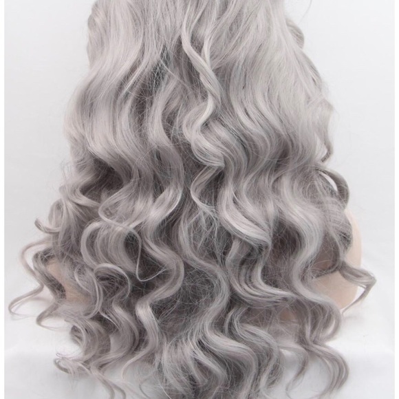 ?ABBY 22” ASH GREY  WAVY LACE-FRONT  WIG? *NWT* main image 7
